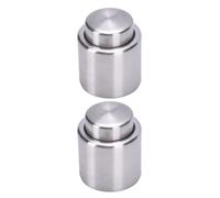 Beaupretty Bouchons de Bouteille en Acier Inoxydable Argentés 2pcs, Facile à Utiliser, Scellage Hermétique pour Garder le Vin Frais Lors de Fêtes Entre Amis