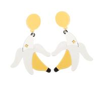 Beaupretty Boucles d'Oreilles Fruits Pendantes Étranges en Acrylique pour Femmes Accessoire Coloré et Bijoux d'Été Présents Original Taille Unique