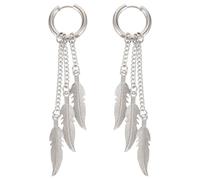 Beaupretty Boucles D'Oreilles Pendantes Plumes Pour Femmes Boucles D'Oreilles Punk Et Cartilage Accessoire Léger Pour Quotidien Fête Rendez-Vous 1 Paire