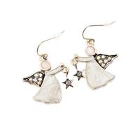 Beaupretty Boucles Oreilles Pendantes Ange Pour Filles Crochets Oreilles Créatifs Et Adorables Accessoires Bijoux Légers