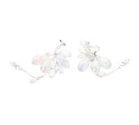 Beaupretty Boucles Oreilles Pendantes Forme De Larme Avec Cristaux Pour Femme Boucles Oreilles à Clip Sans Piercing Accessoires De Mariage