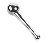 Beaupretty Boule De Massage Visage Acier Inoxydable Argentée Ice Roller Froid Pour Visage Et Yeux Réduit Les Poches Et Fatigue Outil De Massage Et Rafraîchissement Facial Raffermissant