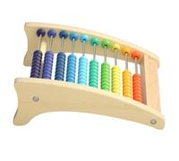 Beaupretty Boulier Bois Éducatif pour Garçon Fille Pédagogique Montessori Outil Apprentissage des Calculs Développement Cérébral Cadeau Garçon Fille Ans