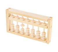 Beaupretty Boulier Bois Unique pour Garçon Fille et Adultes Accessoire Photo pour Anniversaire Apprentissage des Mathématiques Mini Abacus Chinois pour Élèves Décoration Vintage et Outil de