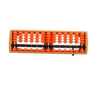 Beaupretty Boulier Éducatif Portable pour Garçon Fille Abacus Arithmétique Chinois Orange Outil de Calcul Scolaire et Élégant pour Apprentissage et Loisirs