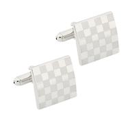 Beaupretty Boutons de Manchette Carrés pour Hommes, Style Classique Élégant | Alliage Argenté, Fermeture Sécurisée des Poignets, pour Chemises à Poignets Mousquetaires, Mariage et Cérémonie
