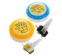 Beaupretty Boutons Lumineux LED pour Consoles de Jeux 2 Pièces Boutons-poussoirs Ergonomiques et Vibrants Accessoires Gaming pour Jeux Portables et Buzzer Machine Jeu pour Salle de Classe