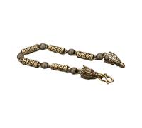 Beaupretty Bracelet Cuivre Antique avec Motif de Dragon Chinois pour Hommes et Femmes Accessoire de Mode Vintage de
