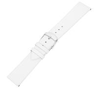 Beaupretty bracelet en cuir Noir remplacement groupe Bretelles bracelet de montre à remplacer regarder des sangles montre accessoire bande de montre blanche