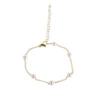 Beaupretty Bracelet Perles Simulées Élégantes pour Bracelet Délicat pour Demoiselles Honneur et Décorations