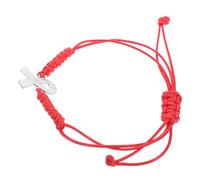 Beaupretty Bracelet Soie Rouge Bracelet Identification Médicale Pour Sensibilisation Des Femmes Fait Main Pour Prévention Des