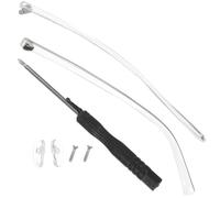 Beaupretty Branches de Lunettes Transparentes Remplacement et Confortable des Bras pour Montures Installation Facile Accessoires de Réparation pour Hommes et Femmes