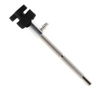 Beaupretty Bras de Cymbale Support de Cymbale Réglable en Hauteur Extension D’adaptateur Hi-hat Noir Alliage Caoutchouc et Pied de Batterie Batteurs en Performance