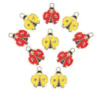 Beaupretty Breloques Petit Scarabée En Alliage Métallo-dur, Petites Breloques Bijoux Diy, Lot De 10 Pièces, Accessoires Pour Bracelets Et Colliers, Création Artisanale, Coloris Variés