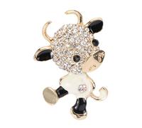Beaupretty Broche Adorable Forme de Veau Émaillée avec Accessoire de Mode pour Nouvel An Épingle Corsage Chic pour Vêtements et Fête