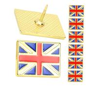 Beaupretty Broche Drapeau Union Jack Patriotique 8pcs en Alliage de Zinc Léger Finition Soignée pour Hommes et Femmes Tenue Formelle ou Décontractée