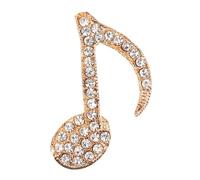 Beaupretty Broche Émaillée Note De Musique Pour Insigne Bijoux Sac à Dos Vêtements Chapeaux Écharpe Veste Robe Costume Chemise Sac Ou Chapeau