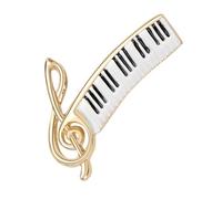 Beaupretty Broche Piano en pour Femme Accessoire Vêtement Musical Petite Broche Décorative pour Événements et Tenues Élégantes