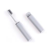 Beaupretty Brosse à Dents De Voyage Pliable En Avec Poils En Charbon Set De 2 + Brosse à Dents Portable Pour Soins Personnels Et Hygiène Bucco