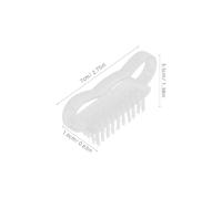 Beaupretty Brosse à Ongles Réutilisable 10 Pièces Petite Taille En Polypropylène Portable Multi-usages Nettoyage Des Mains Ongles Pieds Pour Maison Voyage Salle De Bain