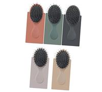 Beaupretty Brosse Démêlante Poils de Sanglier Noire Peigne Massage Antistatique Portable Coiffage Doux et Filles