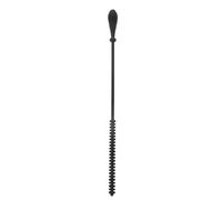 Beaupretty Brosse en Silicone Noire pour Nettoyer Pailles et Biberons Goupillon Réutilisable Polyvalent Nettoyant pour Bouteilles et Gourdes Accessoire Hygiénique Bébé