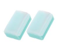 Beaupretty Brosse Éponge Sensible pour Bébé Outil de Massage Doux Conception Souple Éponge de Bain Pratique pour Nettoyage en Douceur pour Corps Lot de 2