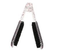Beaupretty Brosse Lissante Professionnelle Anti-statique Avec Poignée Transparente Peigne à Défriser Résistant à Haute Température Pour Coiffure Et Démêlage Des Cheveux