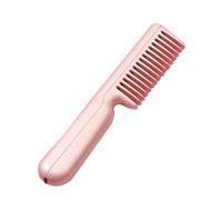 Beaupretty Brosse Lisseur Électrique Portable Chauffante pour Cheveux et Barbe Unisexe Lisseur et Boucleur de Voyage USB sans Fil Rose