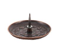 Beaupretty Brûleur à Moxa avec Cendrier en Cuivre, Porte-bâtonnets de Moxa Réutilisable avec Design Trigramme Traditionnel Chinois, pour Séances D'aromathérapie à Domicile