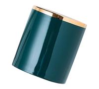 Beaupretty Bureau porte-couverts argenterie stockage cosmétique makeup brush holder cosmetic organizer pencil case malette de crayon stylo tasse organisateur de crayon céramique Green