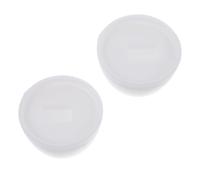 Beaupretty Cache-boulons 2 Paires Universels Cache-vis Décoratif pour Toilettes en Plastique Blanc pour Boulons de Sol de Cuvette, pour Projets de Bricolage