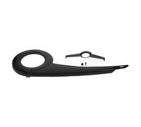 Beaupretty Cache-chaîne de Pédalier Vélo 38-40 Dents en Plastique Noir, Protection Résistante pour VTT, Manchon Léger Améliorant la Stabilité Chaîne