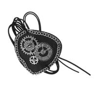 Beaupretty Cache Œil Pirate Rétro Cuir PU Masque Décoratif pour Adulte Accessoire de Fête et Cosplay