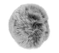 Beaupretty Cache-microphone Fourrure Synthétique Coupe-vent Protection Adaptable pour Microphones Intérieur et Extérieur et Compact pour Interview Scène et Ktv