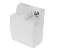 Beaupretty Cache-Prise Électrique Étanche Type 86 Blanc Boîte de Protection Verrouillable Plastique Robuste Protection pour Prise Murale Salle de Bain et Extérieur Couvercle