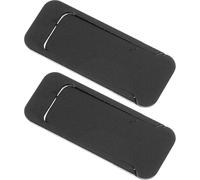 Beaupretty Cache Webcam Slide 2 Pièces, Forme Carrée, Amovible sans Traces en Abs Noir Protection Intime Efficace pour Ordinateur Portable