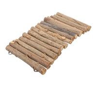 Beaupretty Cachette pour Reptiles en Bâtonnets de Bois à Construire Soi-Même, Plateforme de Repos pour Tortues, Décor Naturel pour Terrariums et Enclos d'animaux