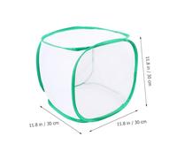 Beaupretty Cage à Insectes Pliable Filet Blanc Cage Dobservation Légère avec Fermeture Éclair et Poignées Doubles pour Garçon Fille et Exploration Nature Extérieur
