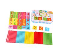 Beaupretty Calculatrice Éducative Garçon Fille avec Bâtons de Calcul Mathématique Jeu Pédagogique Boîte pour Apprentissage des Chiffres et Arithmétique