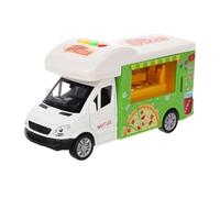Beaupretty Camion de Pizza pour Garçon et Filles Jouet Éducatif Voiture de Simulation 1 Modèle Accessoires Cuisine Jeu Imaginatif Éducation Précoce Ensemble de Jeu