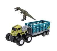 Beaupretty Camion de Traction Alliage avec Remorque Animale de Voiture pour Courses et Activités Intérieur et Extérieur