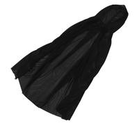 Beaupretty Cape Noire à Capuche Halloween 10 Pièces Cape de Sorcière Unisexe en Polyester Léger Taille Unique Déguisement Faucheuse pour Carnaval Fêtes Costumées et Cosplay