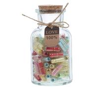 Beaupretty Capsules Décoratives Verre pour Messages Amour de Capsules Transparentes pour Souhaits et Pensées Personnelles pour Anniversaires Saint Valentin et Autres Occasions Spéciales