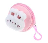 Beaupretty Caricature de la Caricature en Peluche de Dessin animé pour Femmes Petit Porte-Monnaie en Peluche Pochette de Rangement Dessin animé Porte-Monnaie pour Filles Polyester