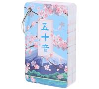 Beaupretty Cartes Apprentissage Japonaises pour Débutants Jeu de Flash Cards Alphabet avec Design Sécurisé et Cartes Éducatives Faciles à Lire pour Garçon Fille et Adultes
