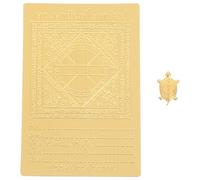 Beaupretty Cartes Religieuses Délicates en Or Surface Lisse sans Bavures, Cartes de Prière pour Hommes, Maison Temples