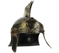 Beaupretty Casque de Soldat Romain Doré pour Costume Homme Accessoire Cosplay Antique Casque Vintage Robuste pour Fête et Photo