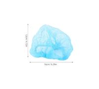 Beaupretty Casquettes Jetables Non Tissées Bleues, Lot De 20, Respirantes Et Élastiques, Pour Maquillage Et Nettoyage Professionnel, Usage Esthétique Et Laboratoire