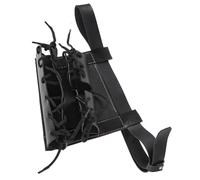 Beaupretty Ceinture Porte-épée en Cuir Noir Ergonomique, Confortable à Porter, Conçue pour Suspendre 2 Lames Design Simple et Exquis